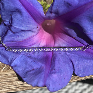 YAVUNI IKA BAR NECKLACE ⌲ Silver 925